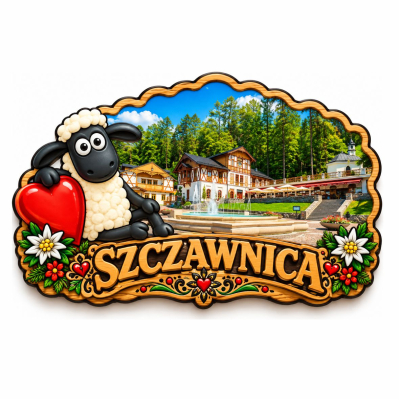 Szczawnica, magnes z Pienin, Pieniny, magnes na lodówkę, góralskie